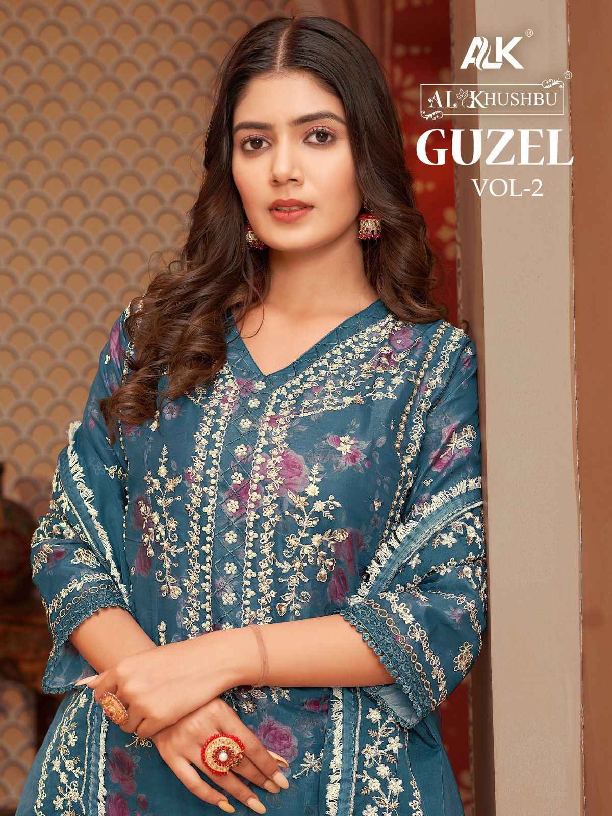 AL Khushbu Guzel Vol 2 Readymade Organza Dress 4 pcs Catalogue
