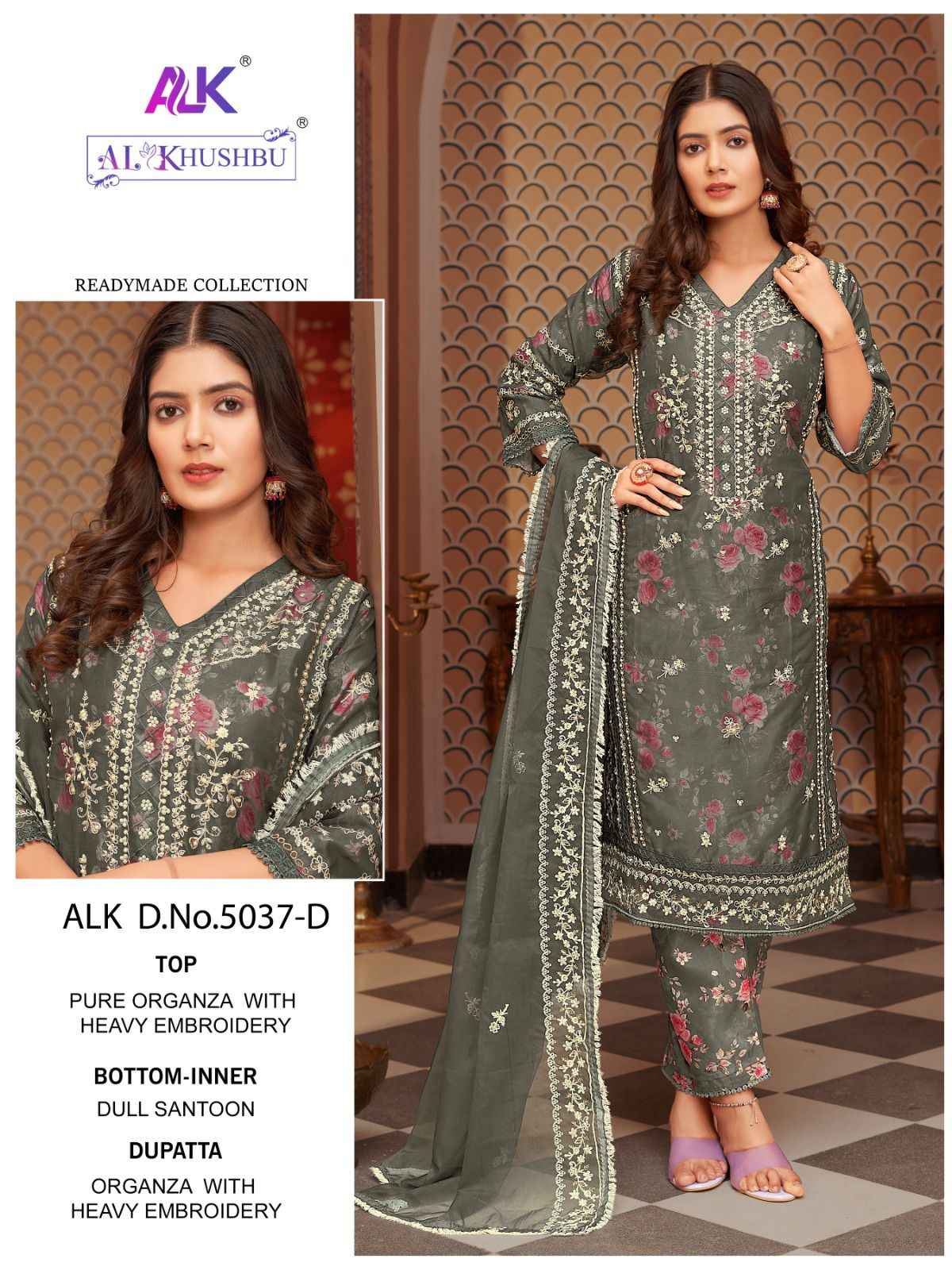AL Khushbu Guzel Vol 2 Readymade Organza Dress 4 pcs Catalogue