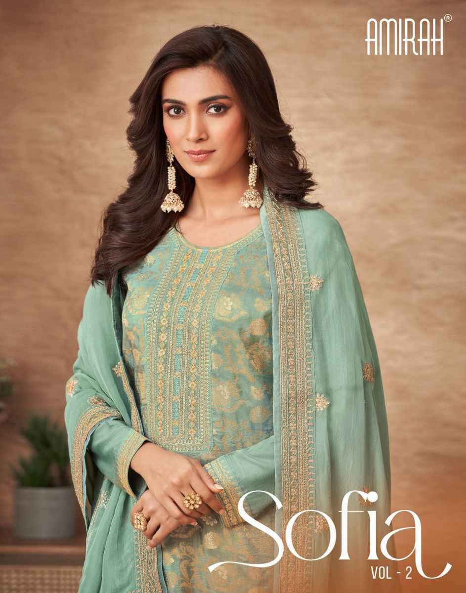 Amirah Sofia Vol 2 Viscose Dola Dress Material 6 pcs Catalogue