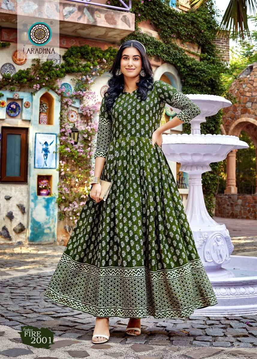 Fashion long gown top