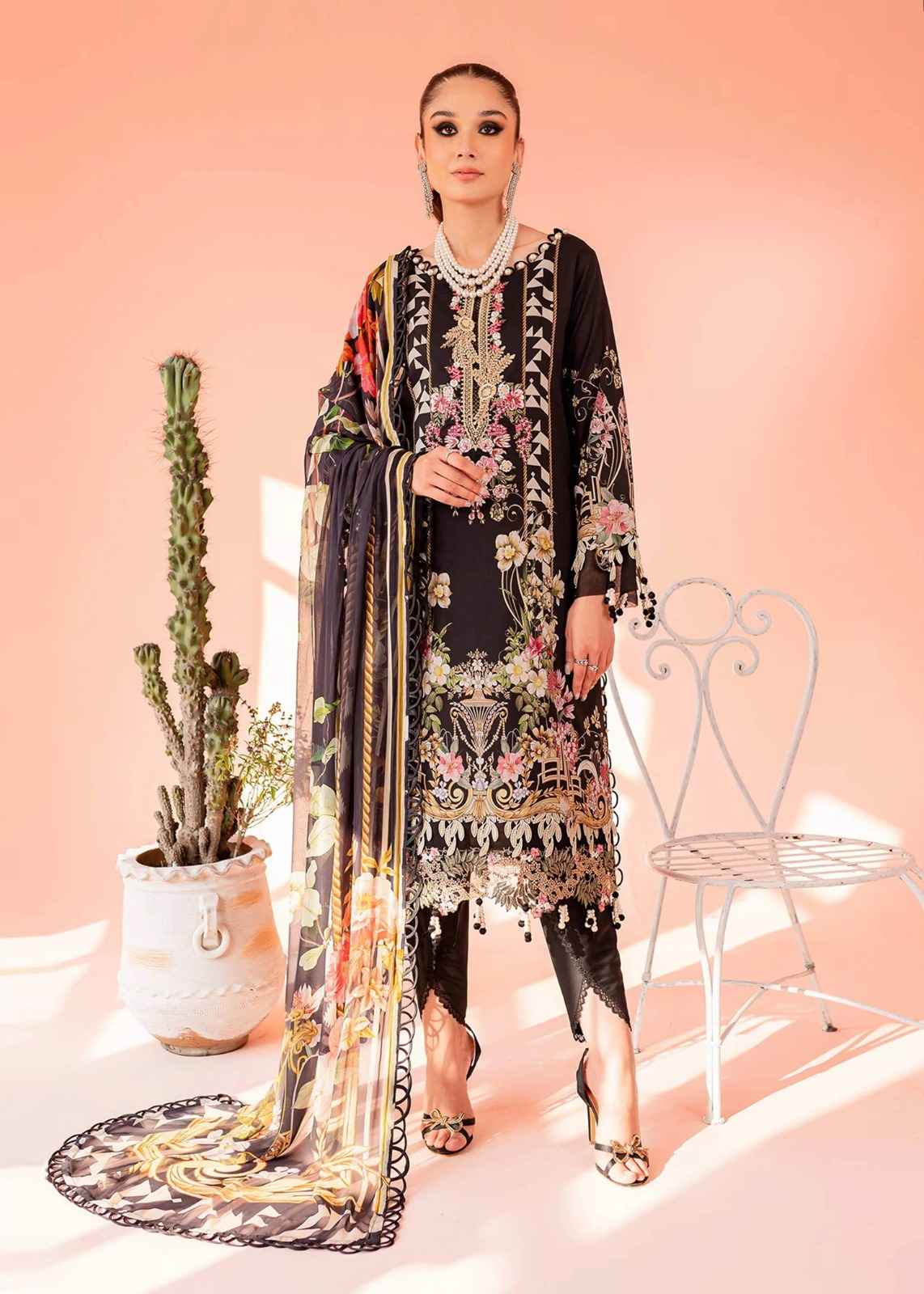 Asifa Nabeel Ruhaniyat Vol 2 Cotton Dress Material 6 pcs Catalogue