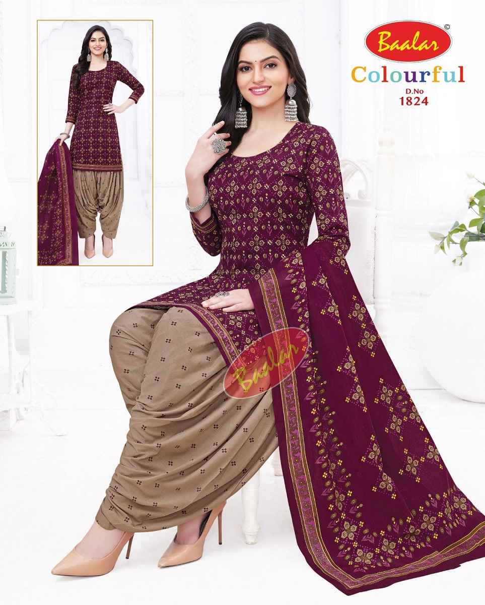 Baalar cotton dress materials catalogue online