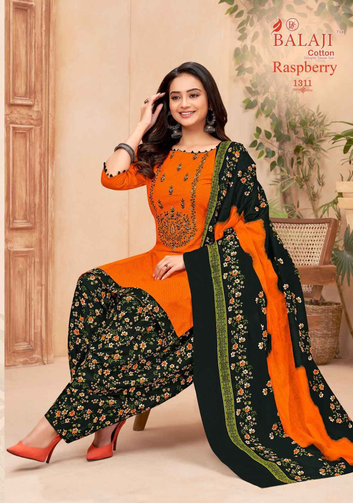 Balaji Cotton Raspberry Vol 13 Cotton Dress Material Online Shopping Store