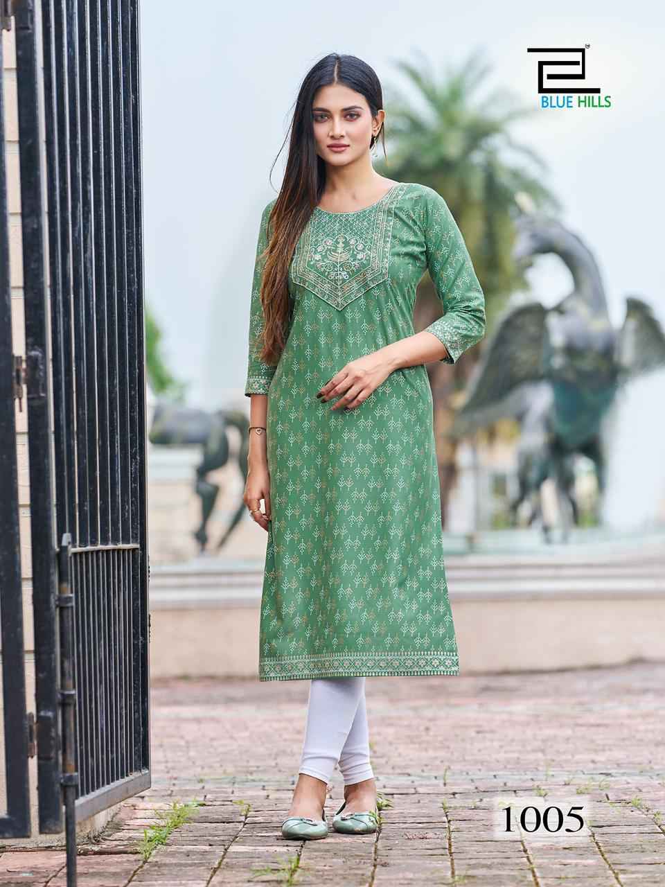 Night kurti sale design