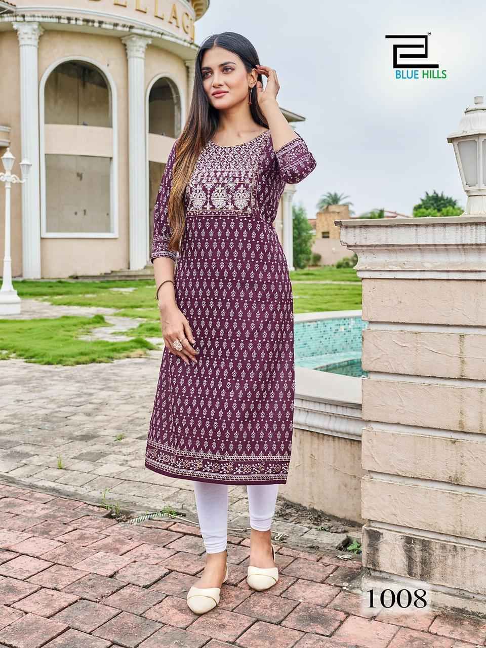 Night kurti design store