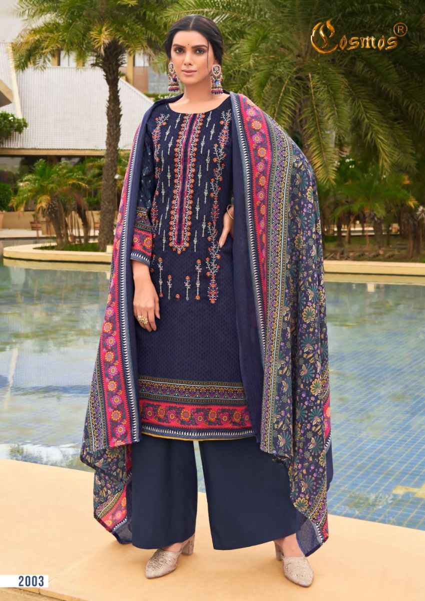Cosmos Noor Embroidered Vol 2 Lawn Dress Material 8 pcs Catalogue