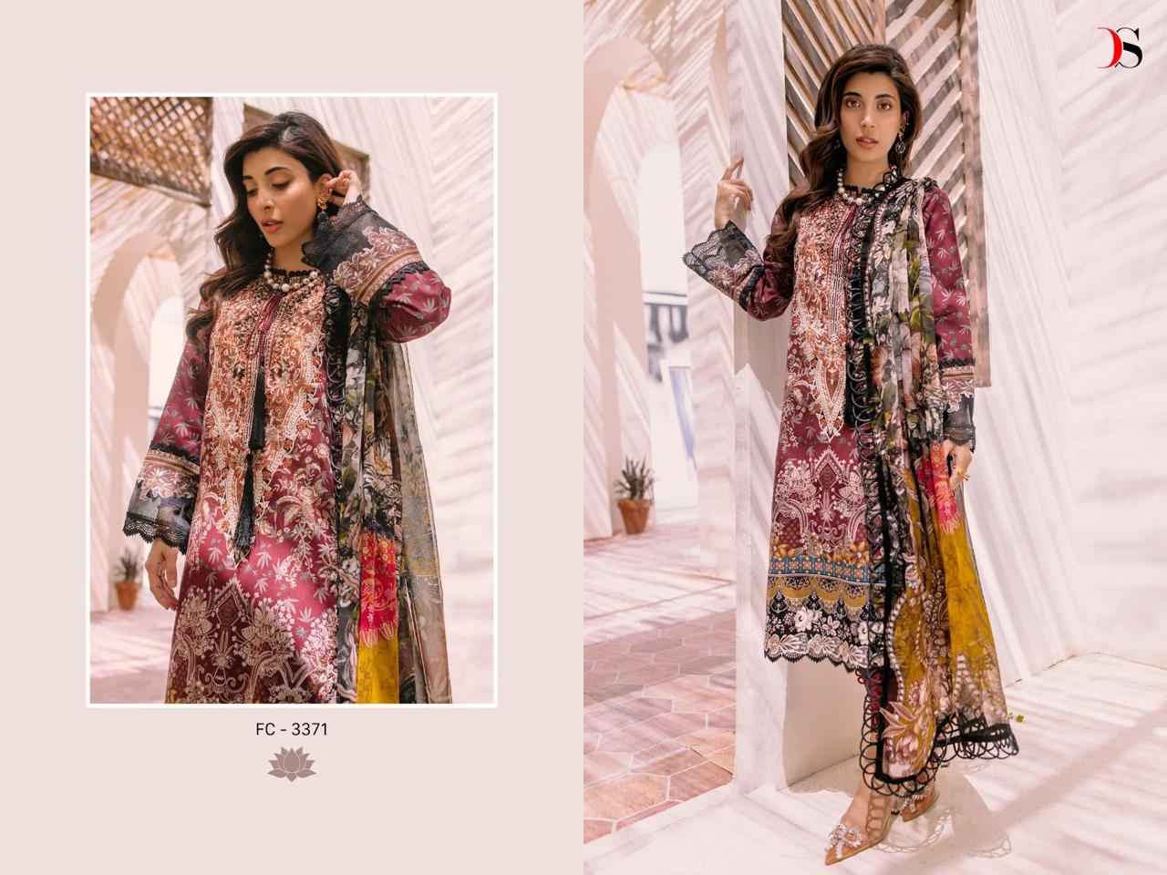 Deepsy Firdous Classic Lawn 23 Cotton Dress Material 6 pcs Catalogue