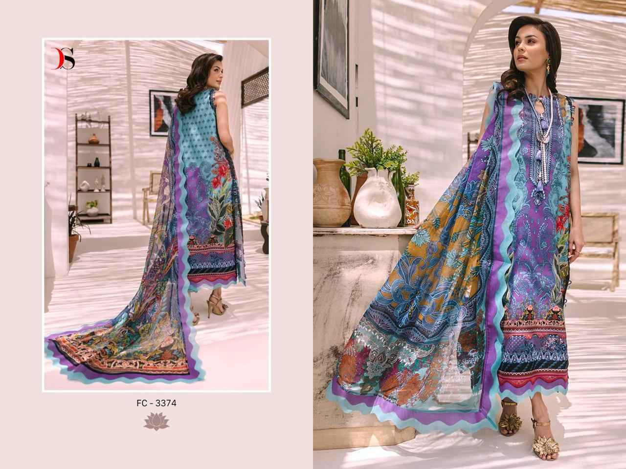 Deepsy Firdous Classic Lawn 23 Cotton Dress Material 6 pcs Catalogue