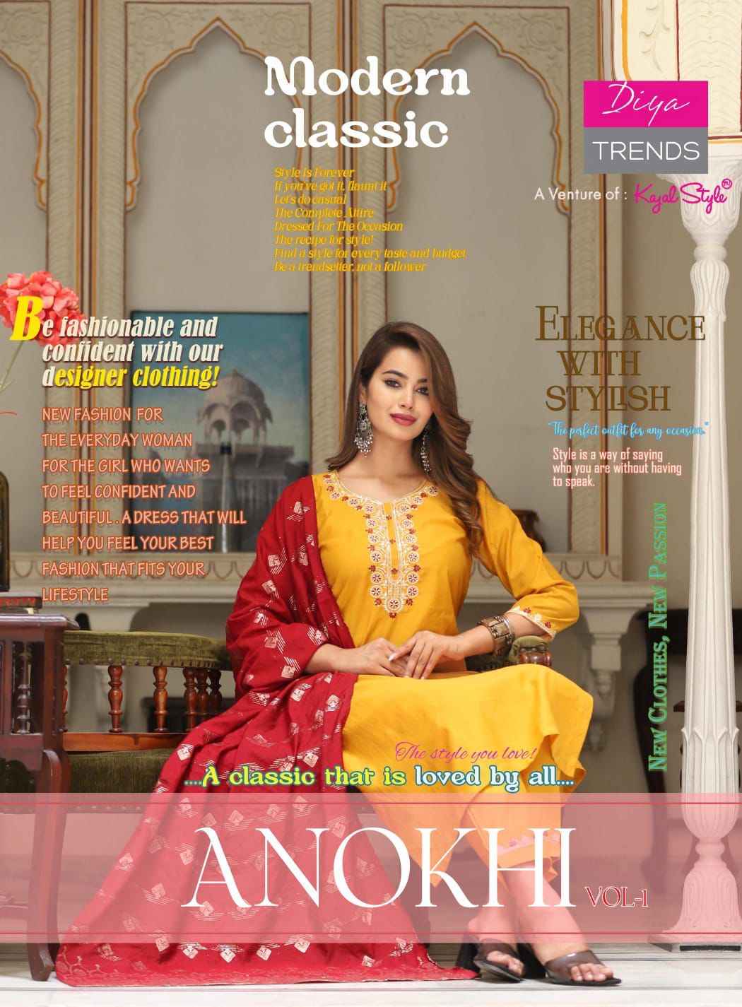 Diya Trends Anokhi Vol 1 Muslin Kurti Combo 8 pcs Catalogue