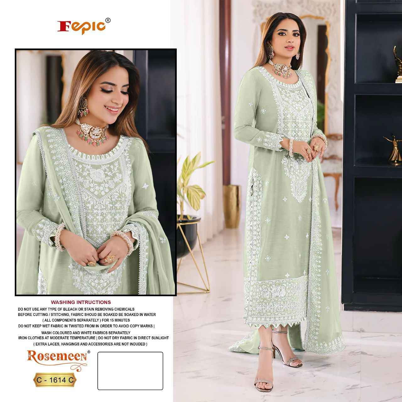 Full white dress materials online top