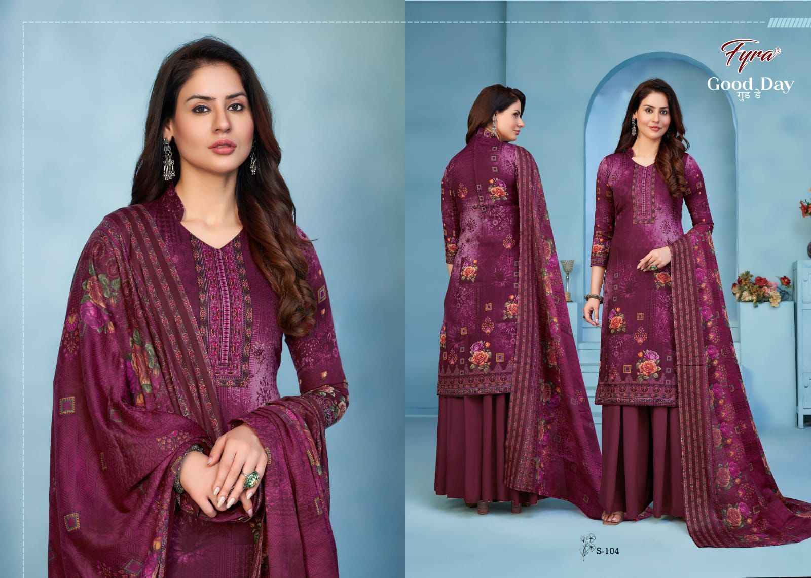 Fyra Good Day Soft Cotton Dress Material 10 pcs Catalogue