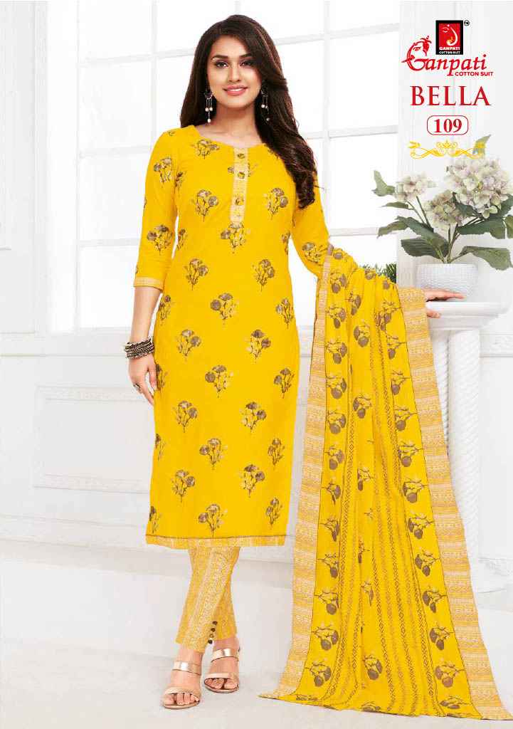 Ganpati Bella Vol 1 Cotton Dress Material Online Suits Wholesaler