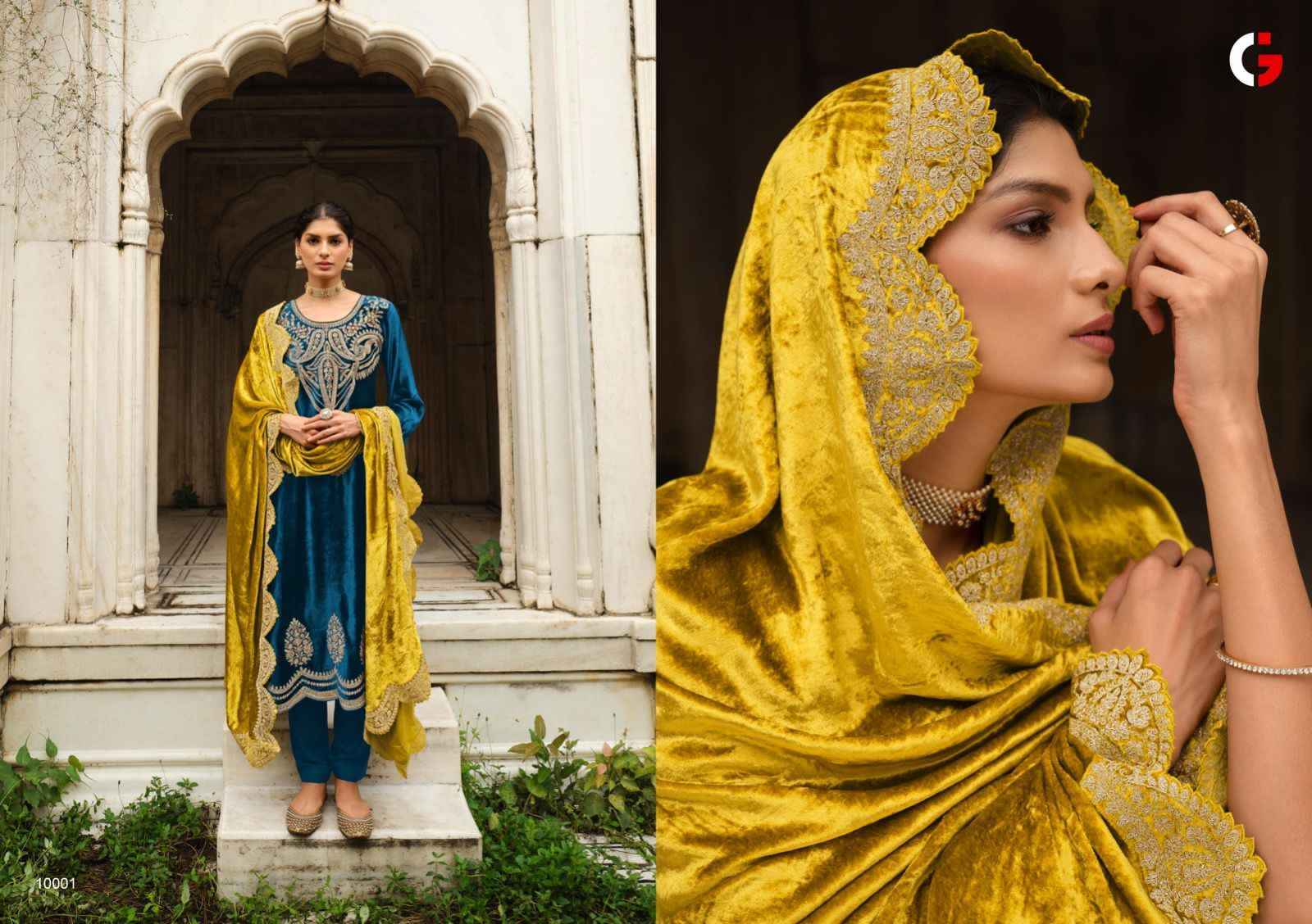 Gull Jee Mehfil E Ishq Viscose Velvet Dress Material 6 pcs Catalogue