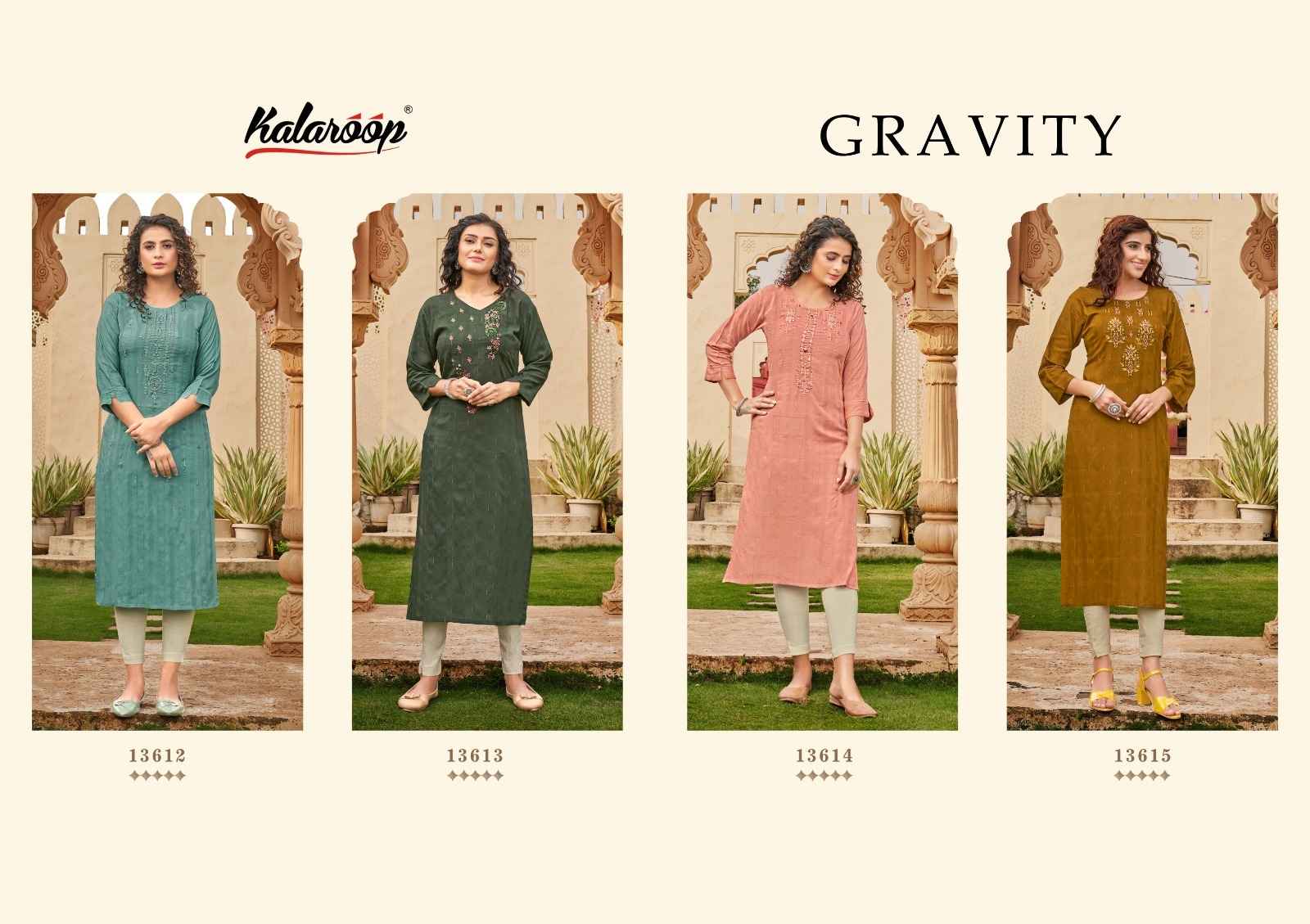 Kalaroop Gravity Rayon Kyrti 4 pcs Catalogue