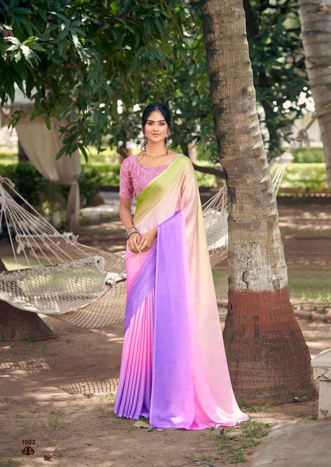 Kashvi Creation Eliza Satin Saree 8 pcs Catalogue