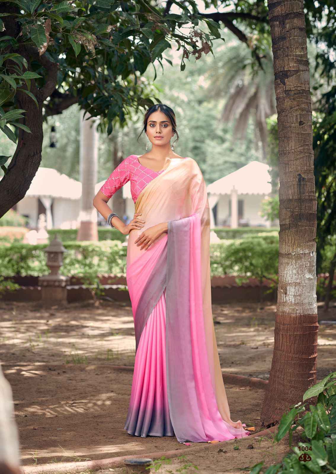 Kashvi Creation Eliza Satin Saree 8 pcs Catalogue