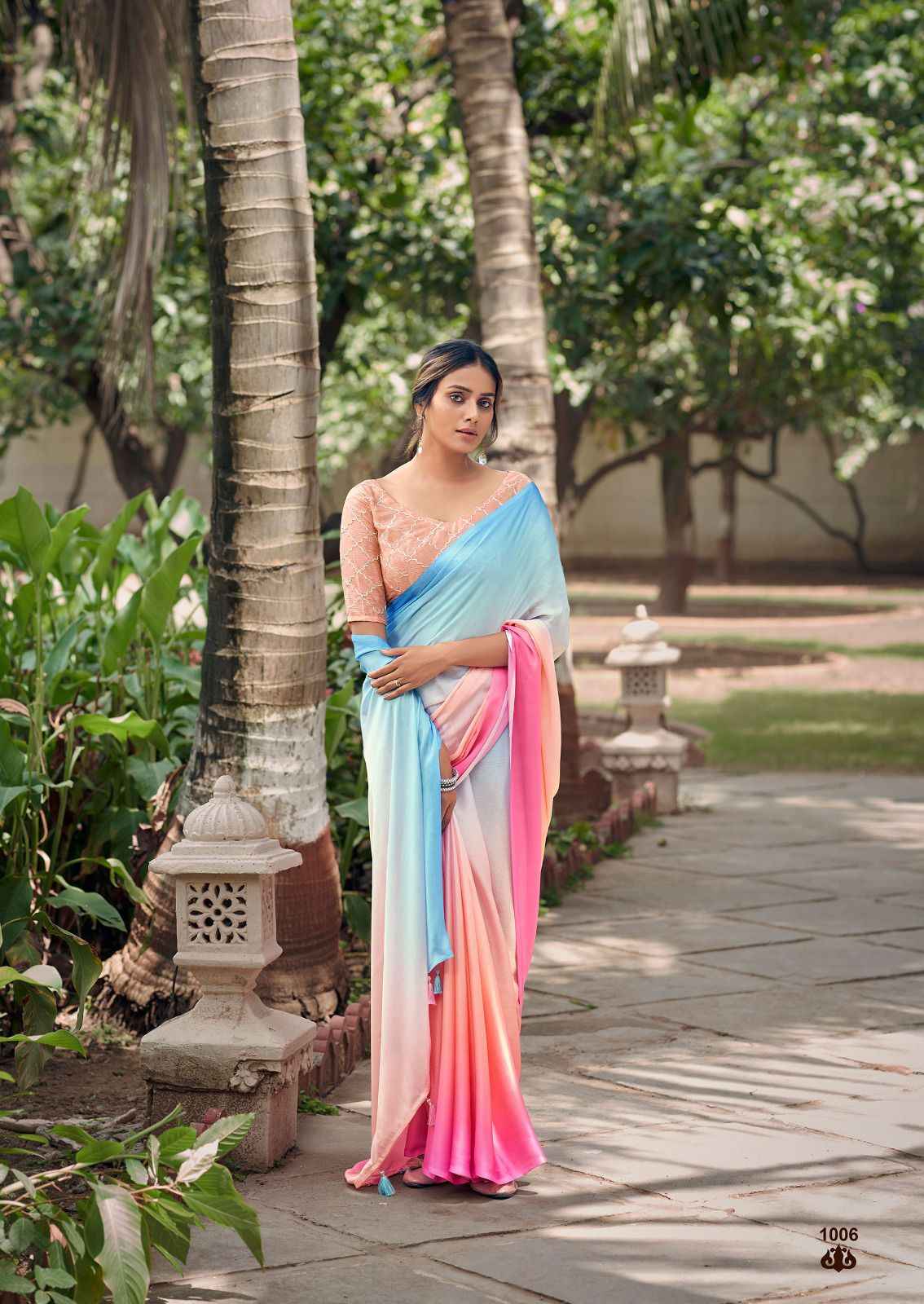 Kashvi Creation Eliza Satin Saree 8 pcs Catalogue