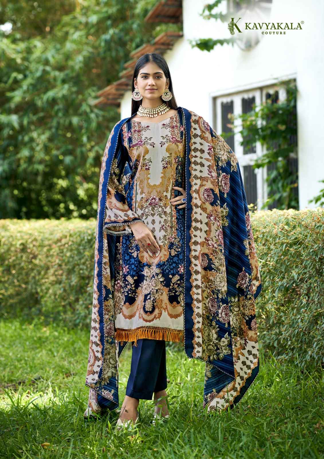 Kavya Kala Ibaadat Pashmina Dress Material 6 pcs Catalogue