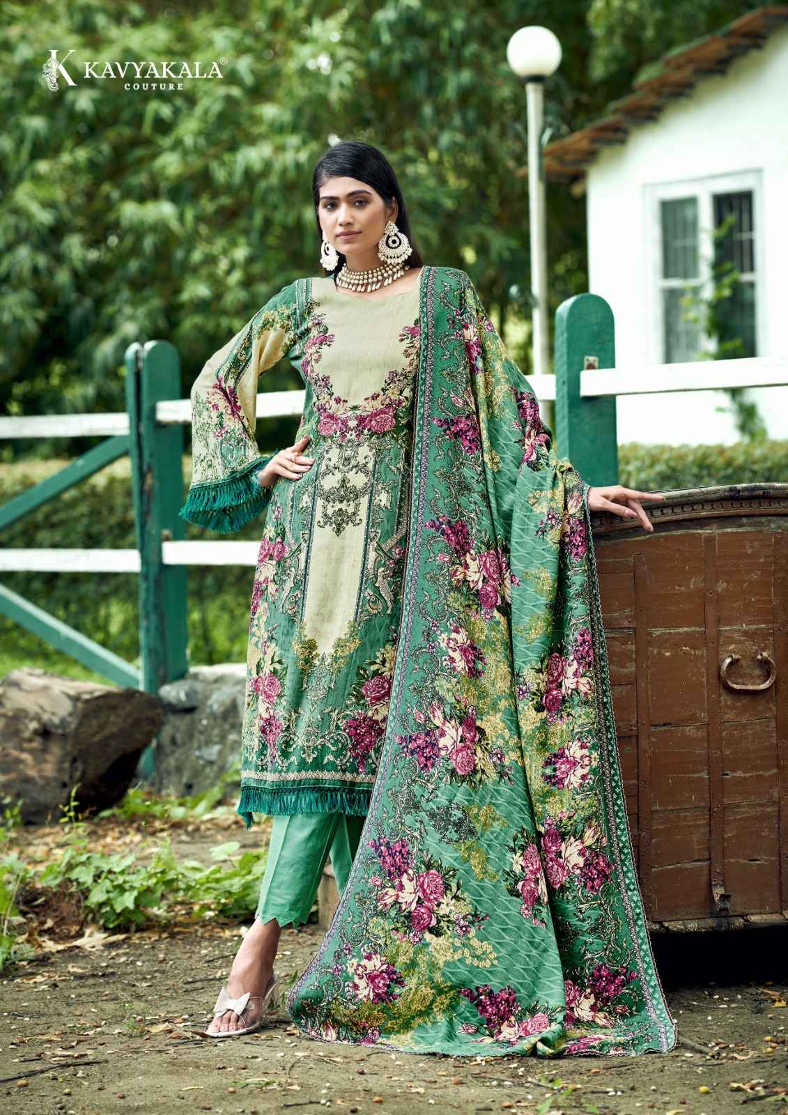 Kavya Kala Ibaadat Pashmina Dress Material 6 pcs Catalogue