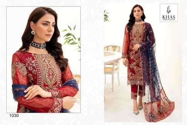 Khas Minhal Georgette Dress Material 3 pcs Catalogue