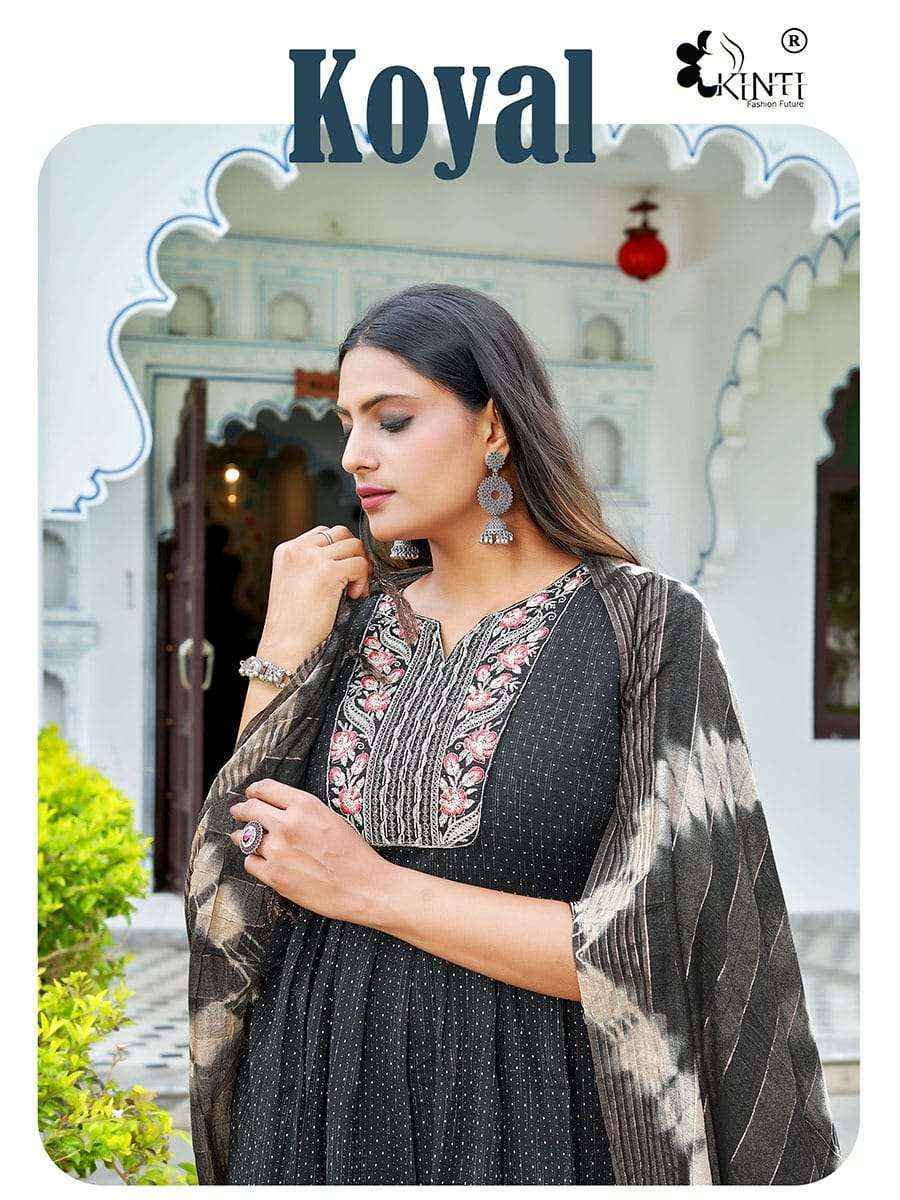 Kinti Koyal Fancy Dobby Kurti Combo 8 pcs Catalogue