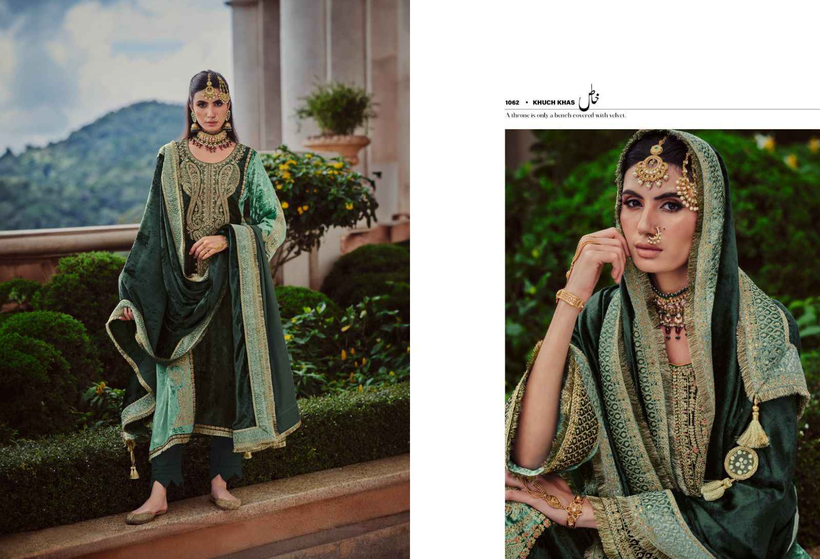 Kuch Khaas Vol 6 Silky Velvet Dress Material 8 pcs Catalogue