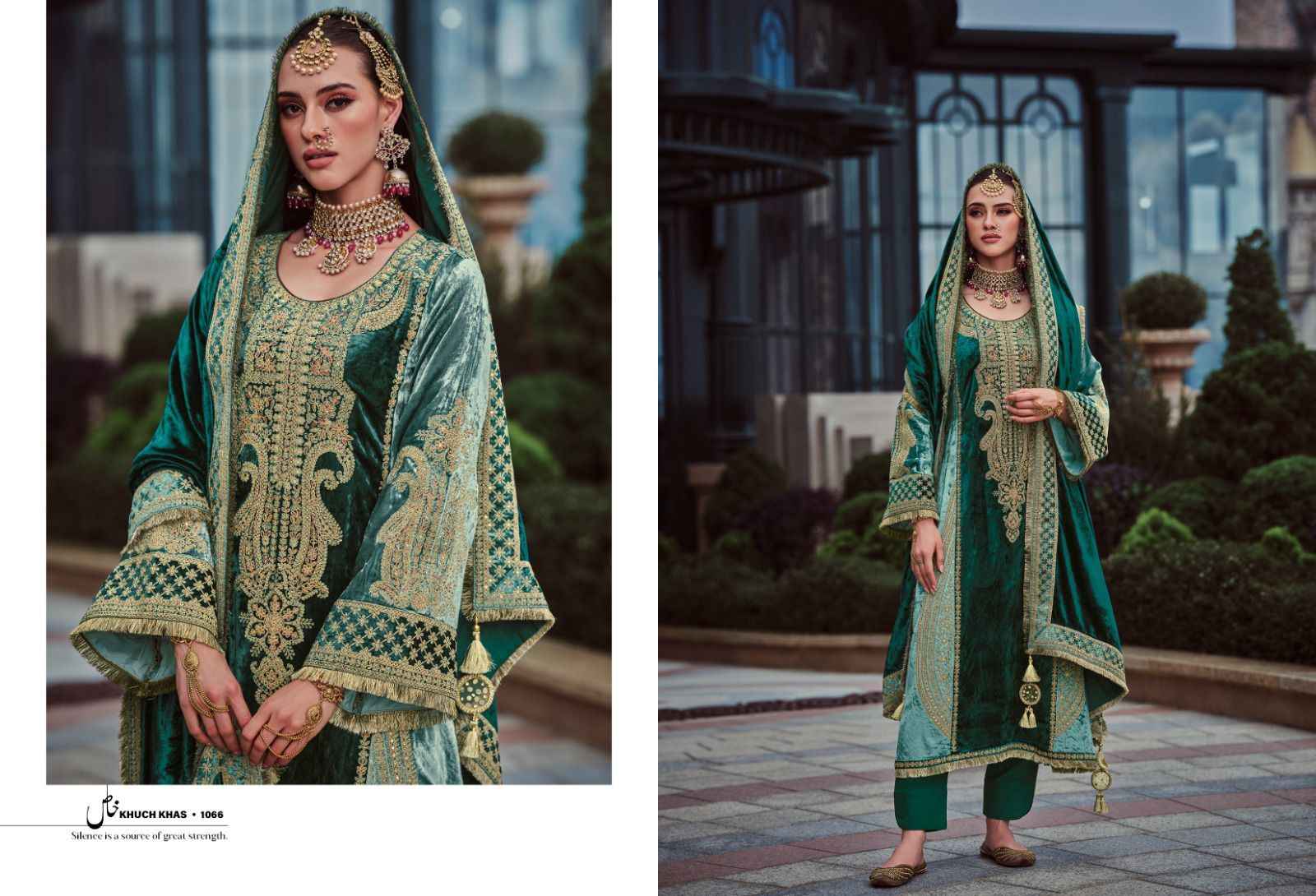 Kuch Khaas Vol 6 Silky Velvet Dress Material 8 pcs Catalogue