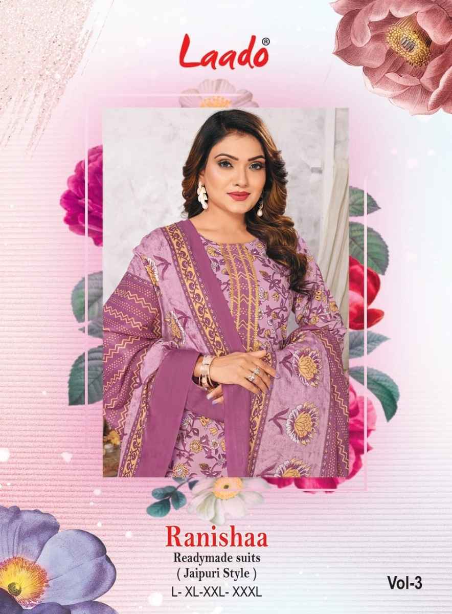 Laado Rinshaa Vol 3 Readymade Heavy Cotton Dress 10 pcs Catalogue
