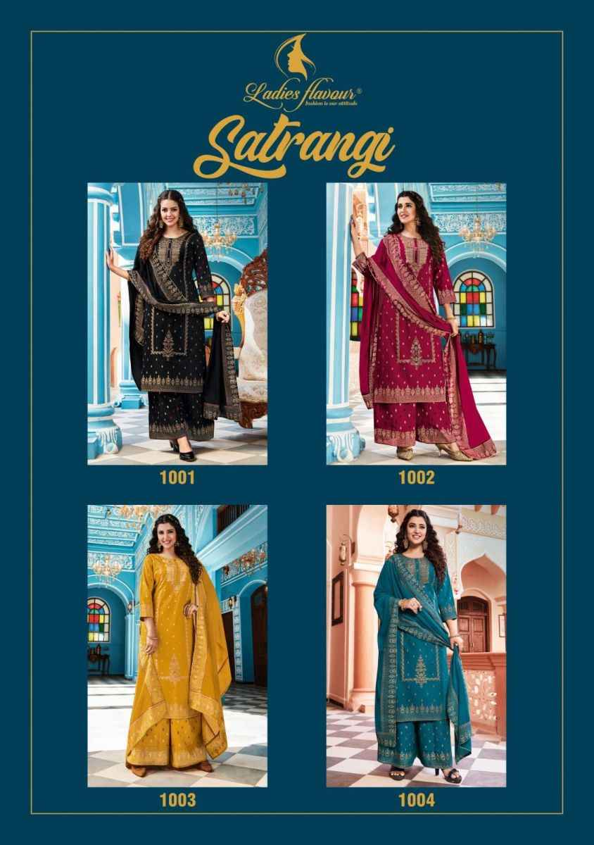 Ladies Flavour Satrangi Cotton Kurti Combo 4 pcs Catalogue