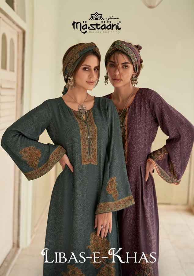 Mastaani Libas E Khas Pashmina Dress Material 6 pcs Catalogue