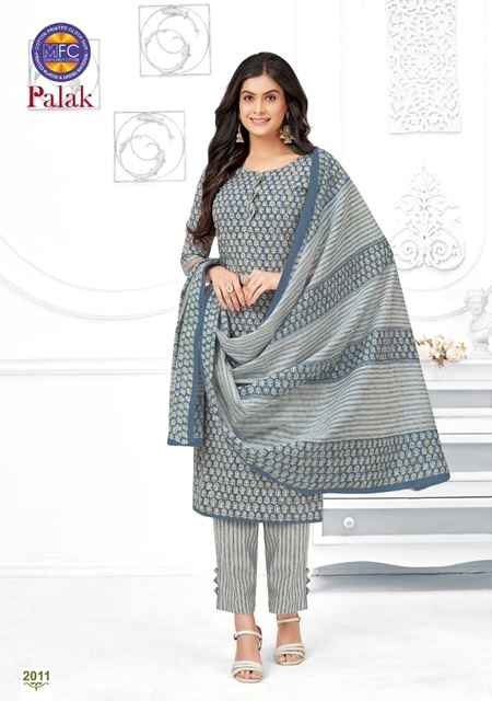 MFC Palak Vol 2 Heavy Cotton Dress Material 12 pcs Catalogue