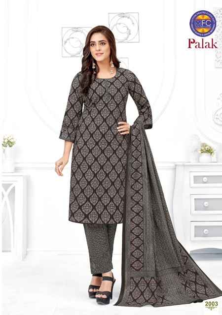 MFC Palak Vol 2 Heavy Cotton Dress Material 12 pcs Catalogue