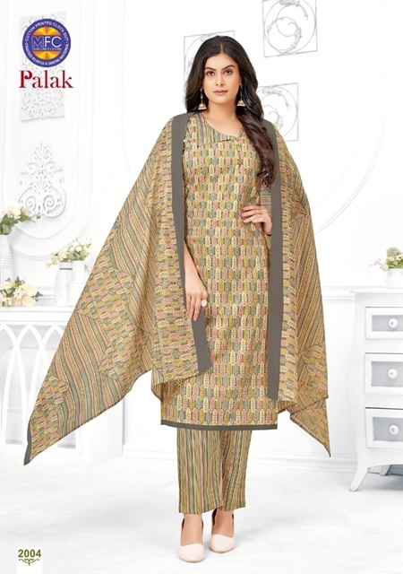 MFC Palak Vol 2 Heavy Cotton Dress Material 12 pcs Catalogue