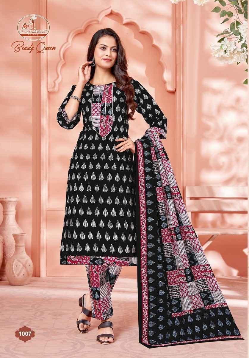 Miss World Choice Beauty Queen Vol 1 Readymade Cotton Dress 10 pcs Catalogue