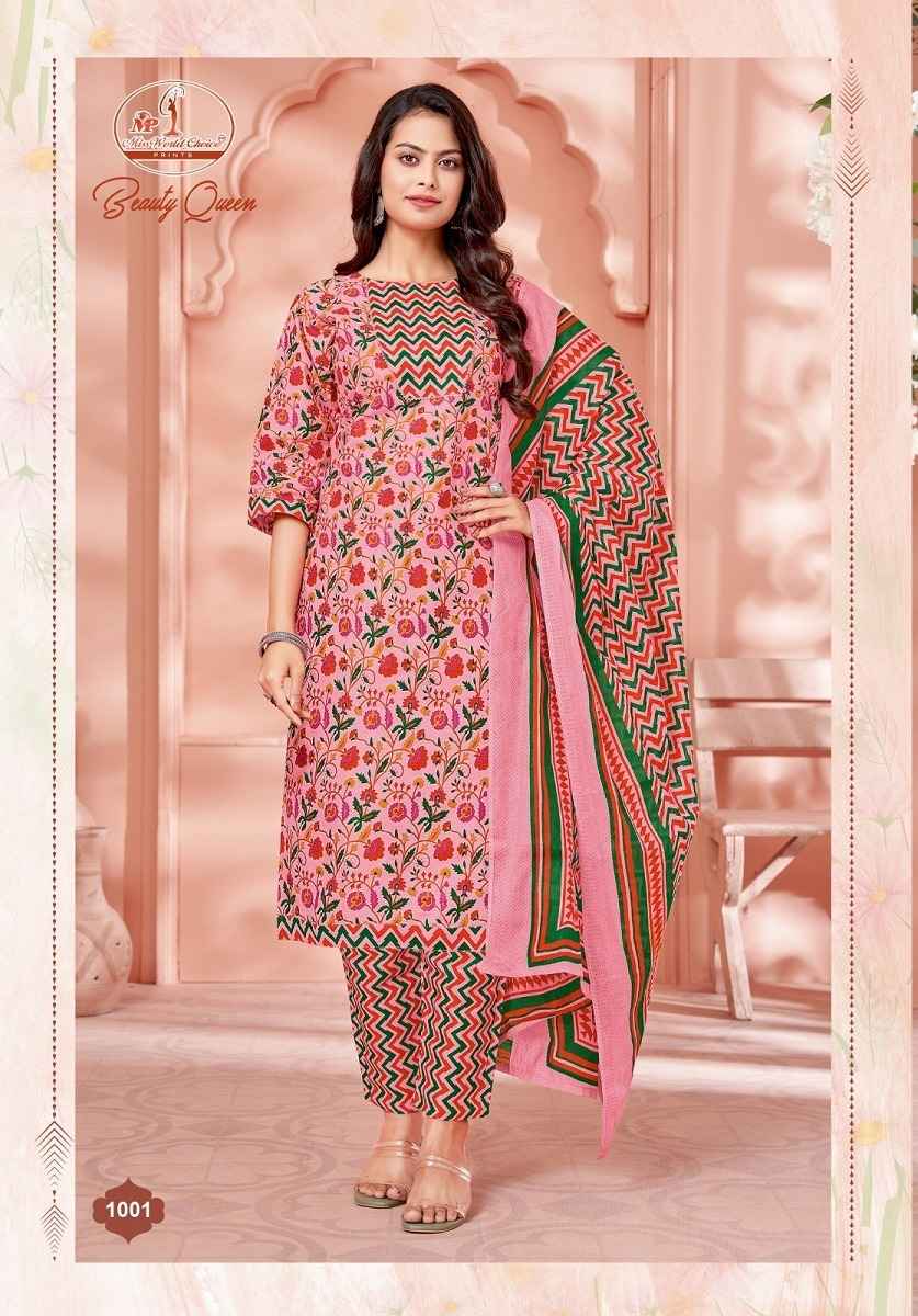 Miss World Choice Beauty Queen Vol 1 Readymade Cotton Dress 10 pcs Catalogue
