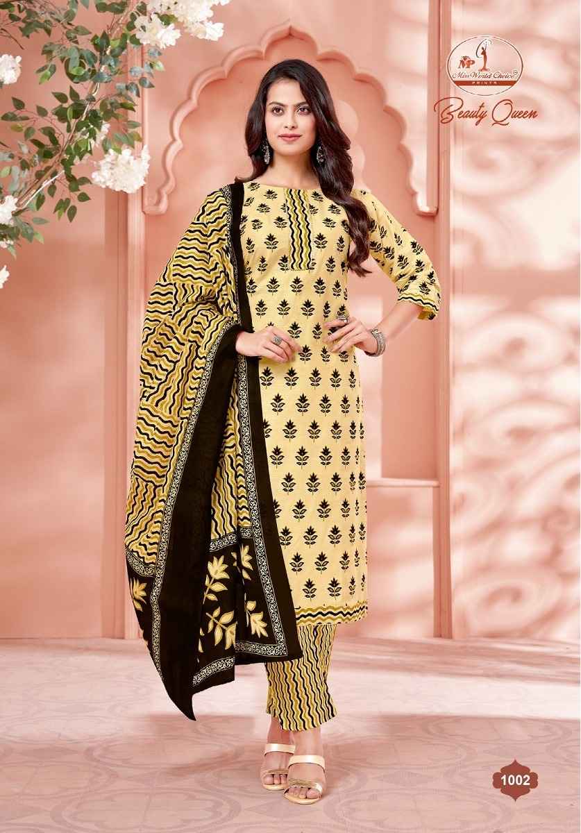 Miss World Choice Beauty Queen Vol 1 Readymade Cotton Dress 10 pcs Catalogue