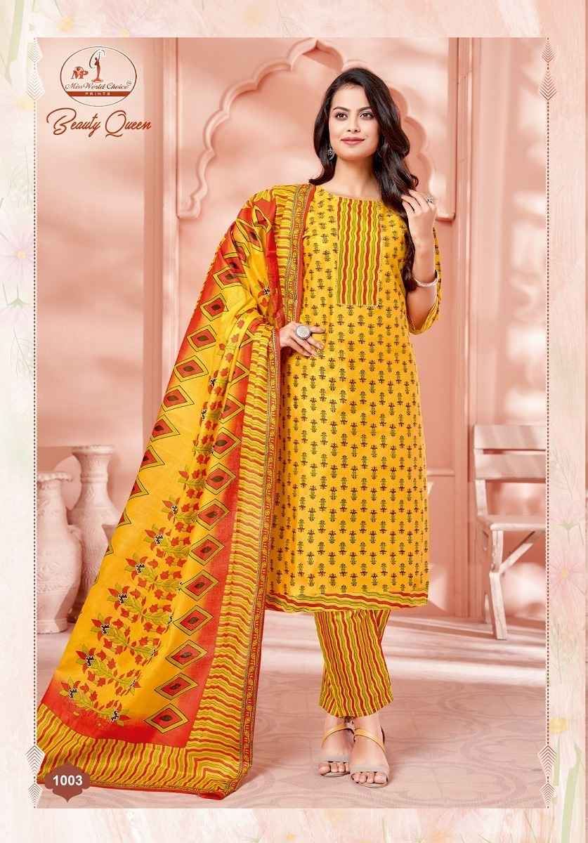 Miss World Choice Beauty Queen Vol 1 Readymade Cotton Dress 10 pcs Catalogue
