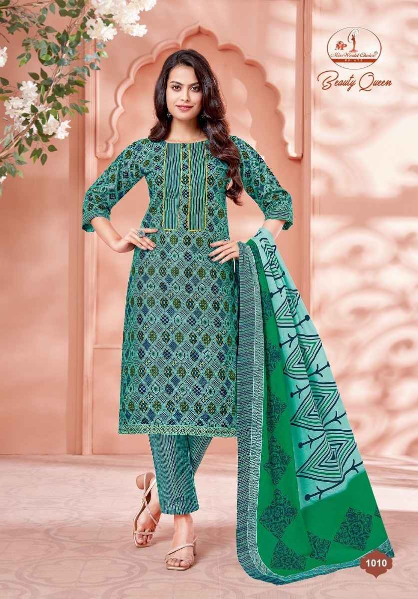 Miss World Choice Beauty Queen Vol 1 Readymade Cotton Dress 10 pcs Catalogue