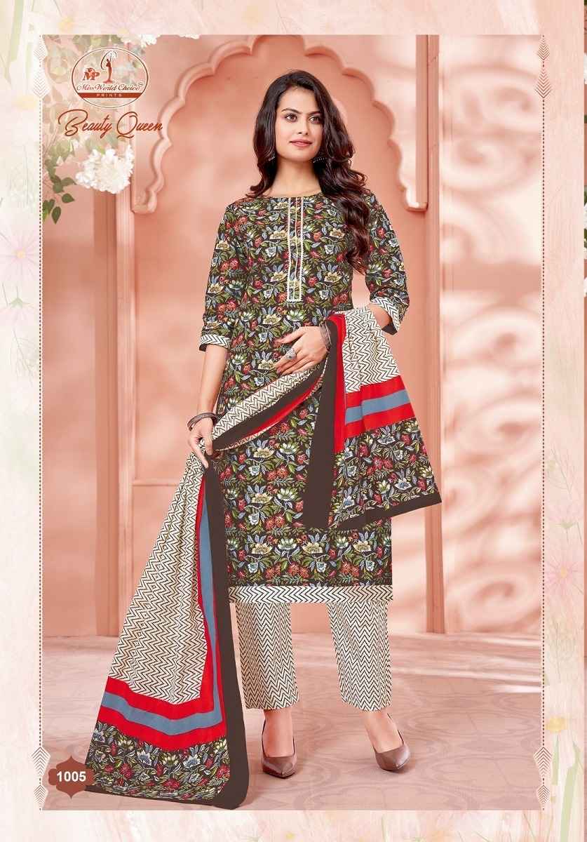Miss World Choice Beauty Queen Vol 1 Readymade Cotton Dress 10 pcs Catalogue