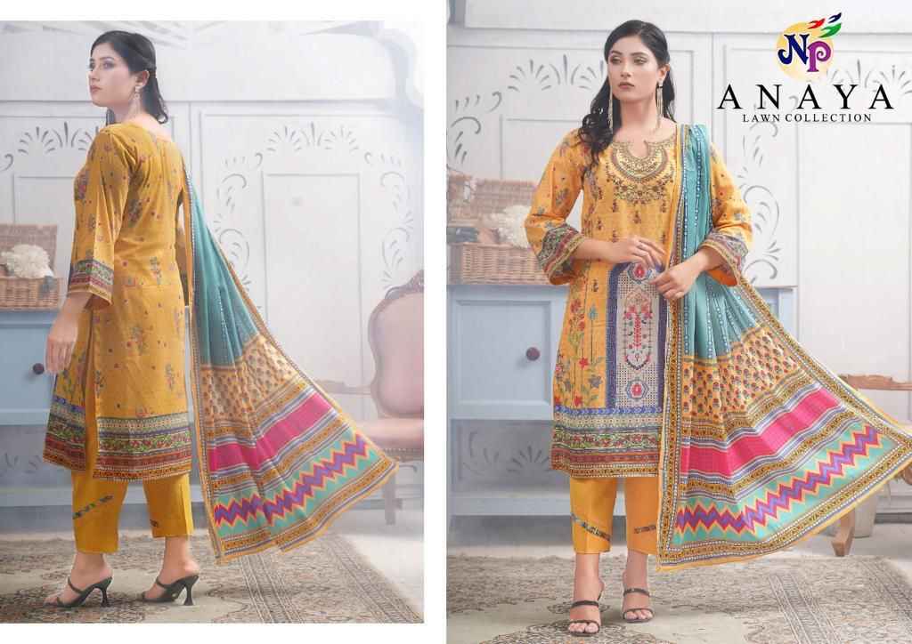 Nand Gopal Anaya Lawn Cotton Dress Material 10 pcs Catalogue