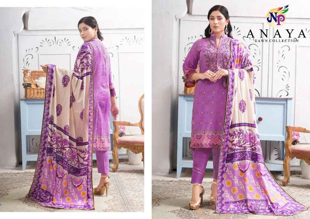 Nand Gopal Anaya Lawn Cotton Dress Material 10 pcs Catalogue