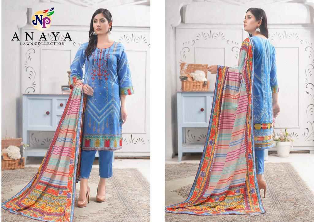 Nand Gopal Anaya Lawn Cotton Dress Material 10 pcs Catalogue