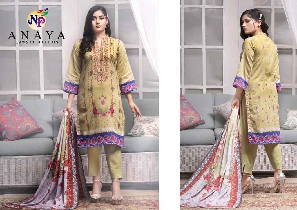 Nand Gopal Anaya Lawn Cotton Dress Material 10 pcs Catalogue