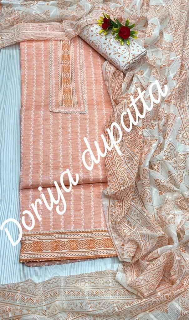 NKT 104 Cotton Dress Material 4 pcs Catalogue