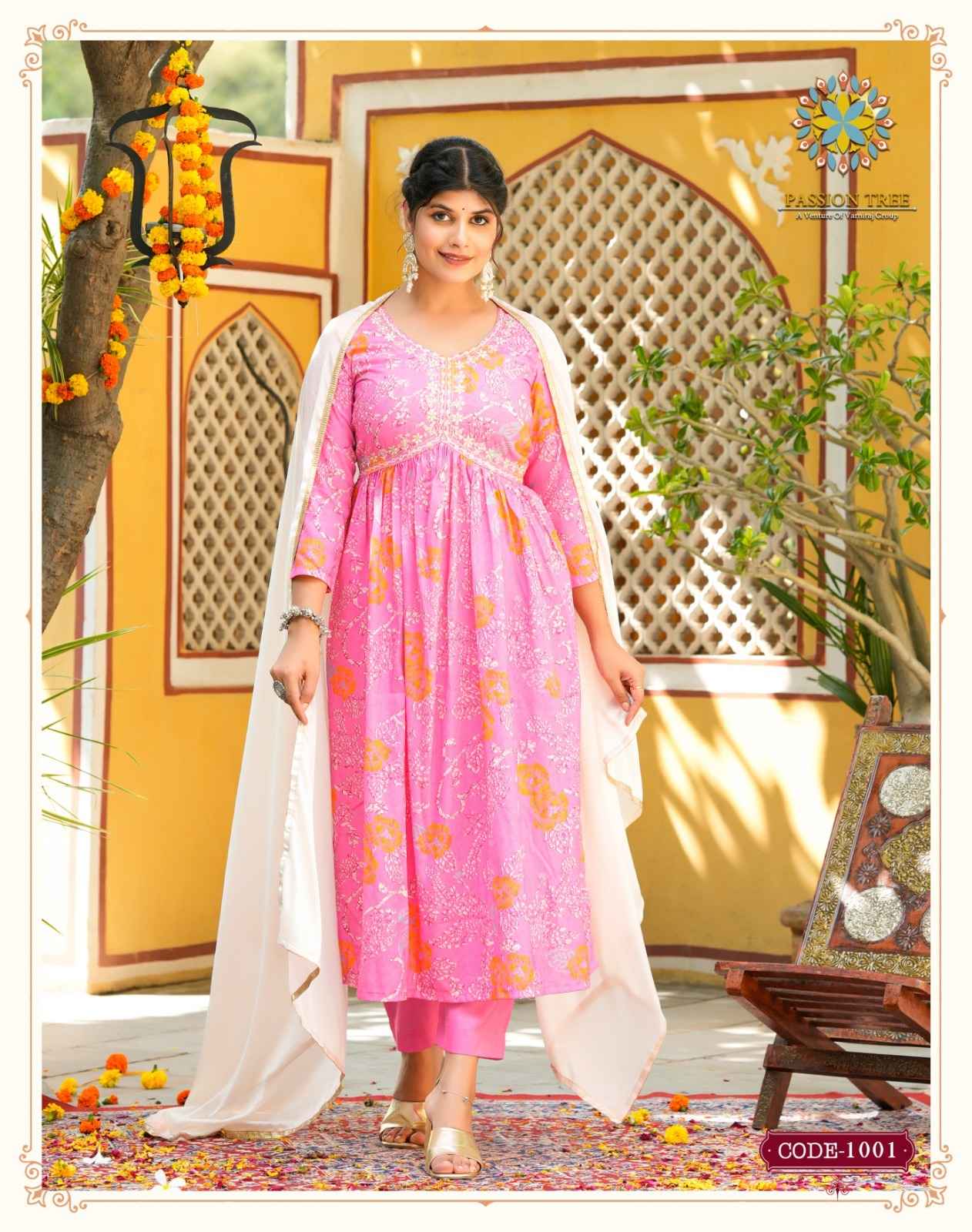Passion Tree Adwika Vol 1 Muslin Kurti Combo 8 pcs Catalogue