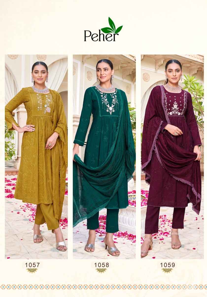 Peher Noor Vol 4 Elegance Modal Kurti Combo 5 pcs Catalogue