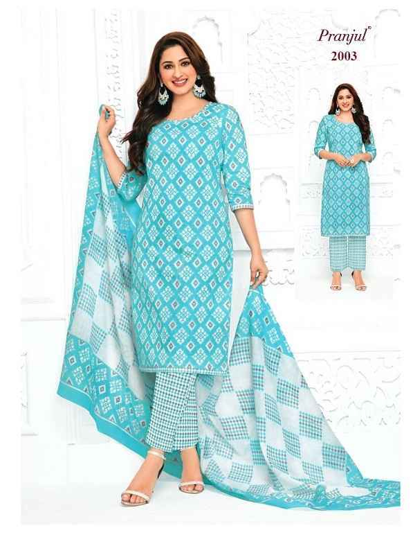 Pranjul Priyanka Vol 20 Cotton Dress Material 36 pcs Catalogue