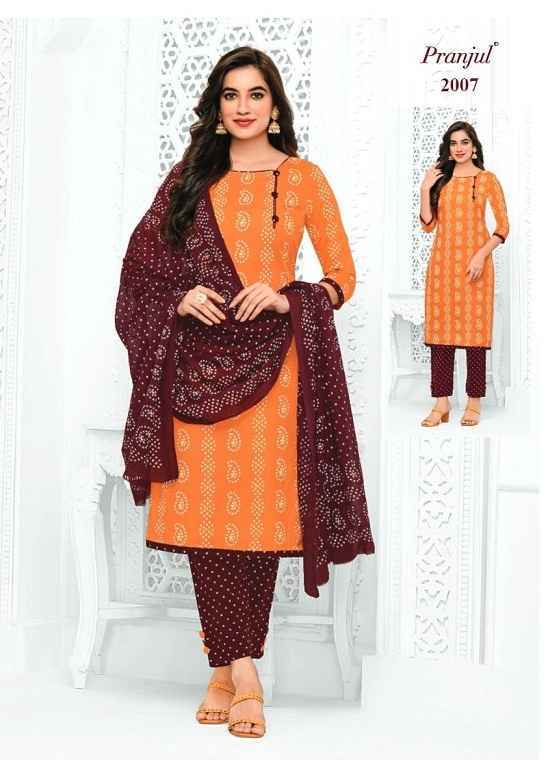 Pranjul Priyanka Vol 20 Cotton Dress Material 36 pcs Catalogue