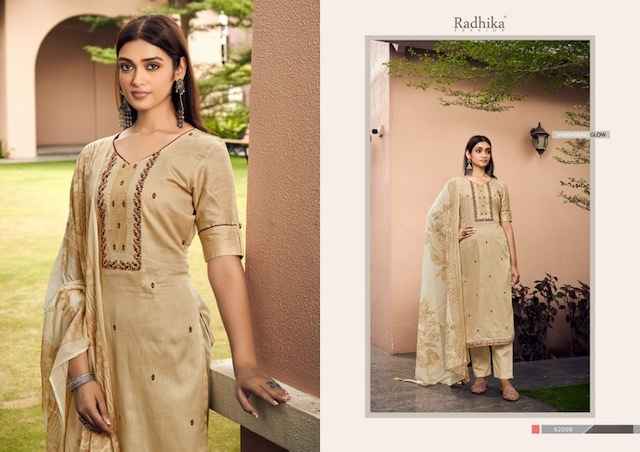 Radhika Azara Lamhay Zam Cotton Dress Material 8 pcs Catalogue