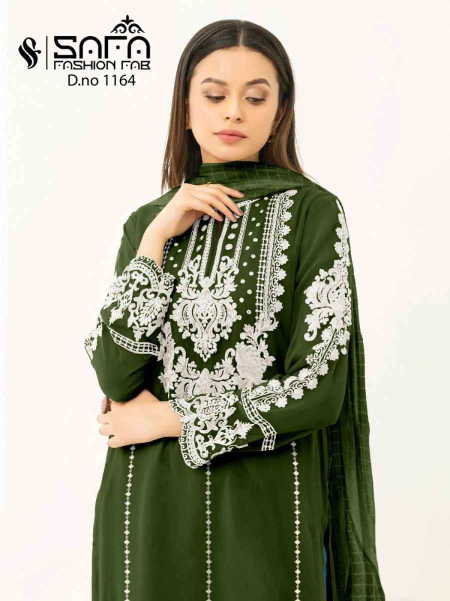 Safa Fashion Fab 1164 Readymade Georgette Dress 3 pcs Catalogue